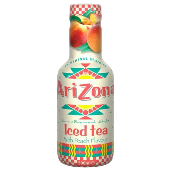 AriZona Peach Iced Tea - 16.9fl.oz (500ml) – Poppin Candy