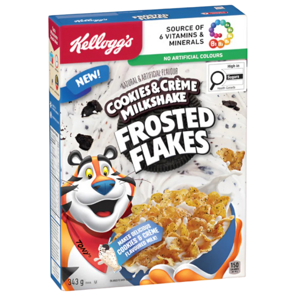 Kellogg's Frosted Flakes Cookies & Creme Milkshake - 12.1oz (343g