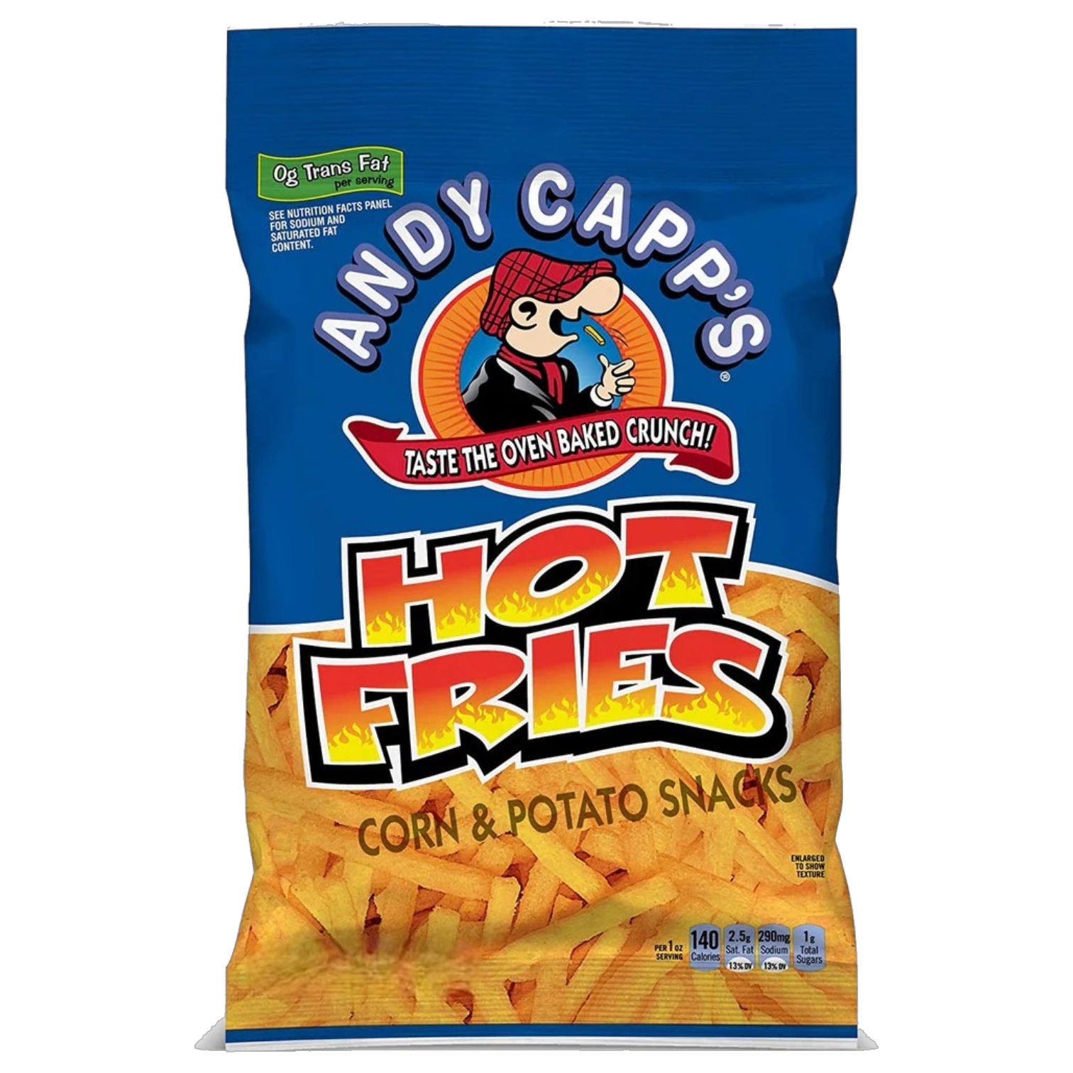 Andy Capp Hot Fries BIG BAG - 8oz (226g)