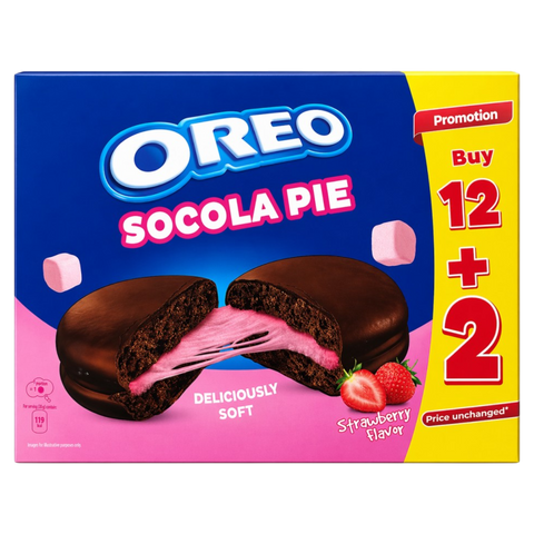 Oreo Socola Pie Strawberry - 13.83oz (392g) – Poppin Candy