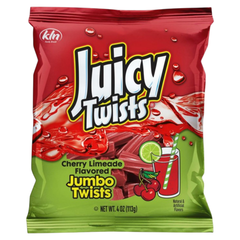 Juicy Twists Cherry Limeade - 4oz (113g) – Poppin Candy