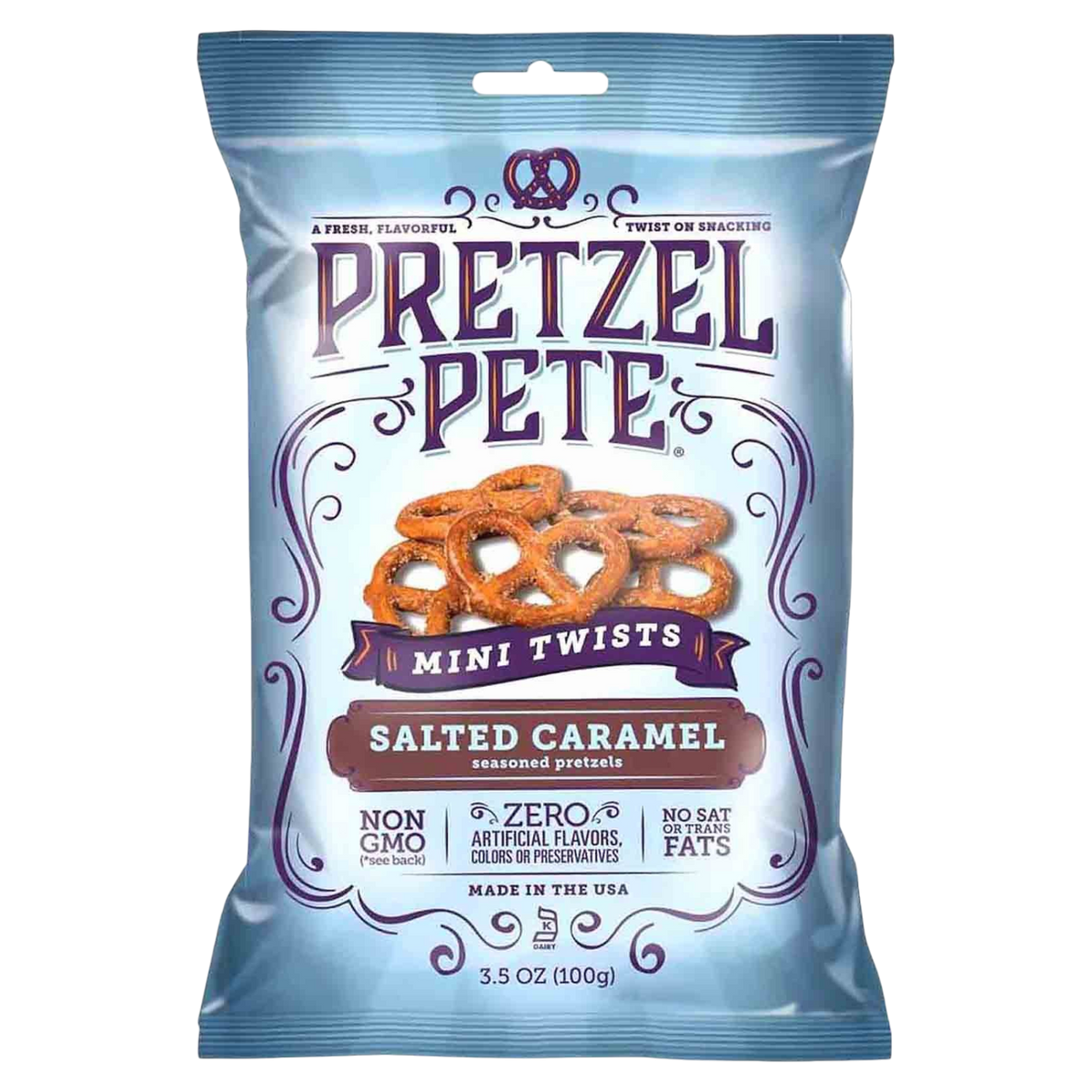 Pretzel Pete Salted Caramel Pretzel Twists - 3.88oz (110g)