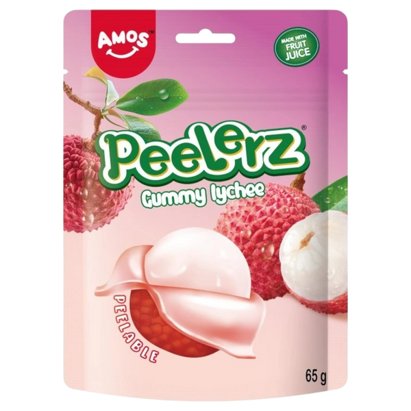 Amos Peelerz Lychee - 2.3oz (65g) – Poppin Candy