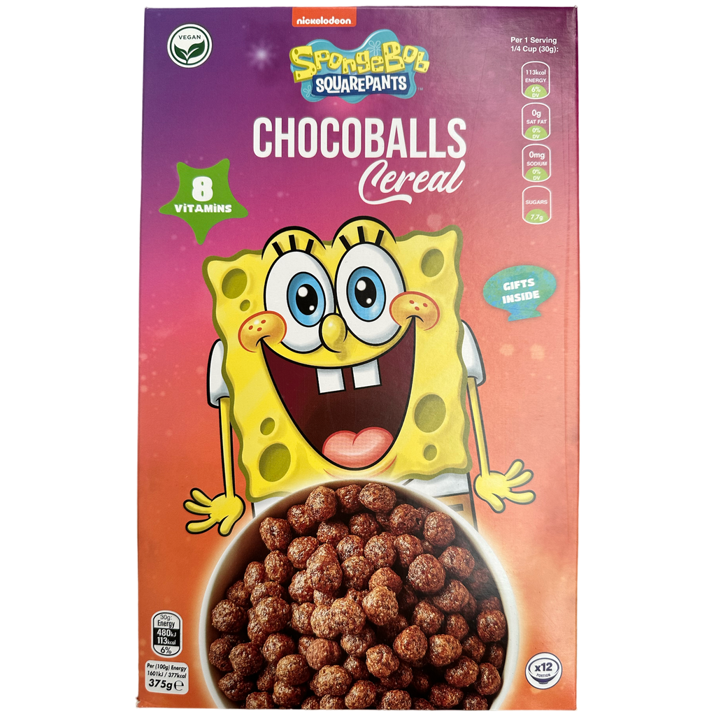 SpongeBob SquarePants Chocoballs Cereal (Middle East) - 13.2oz (375g)