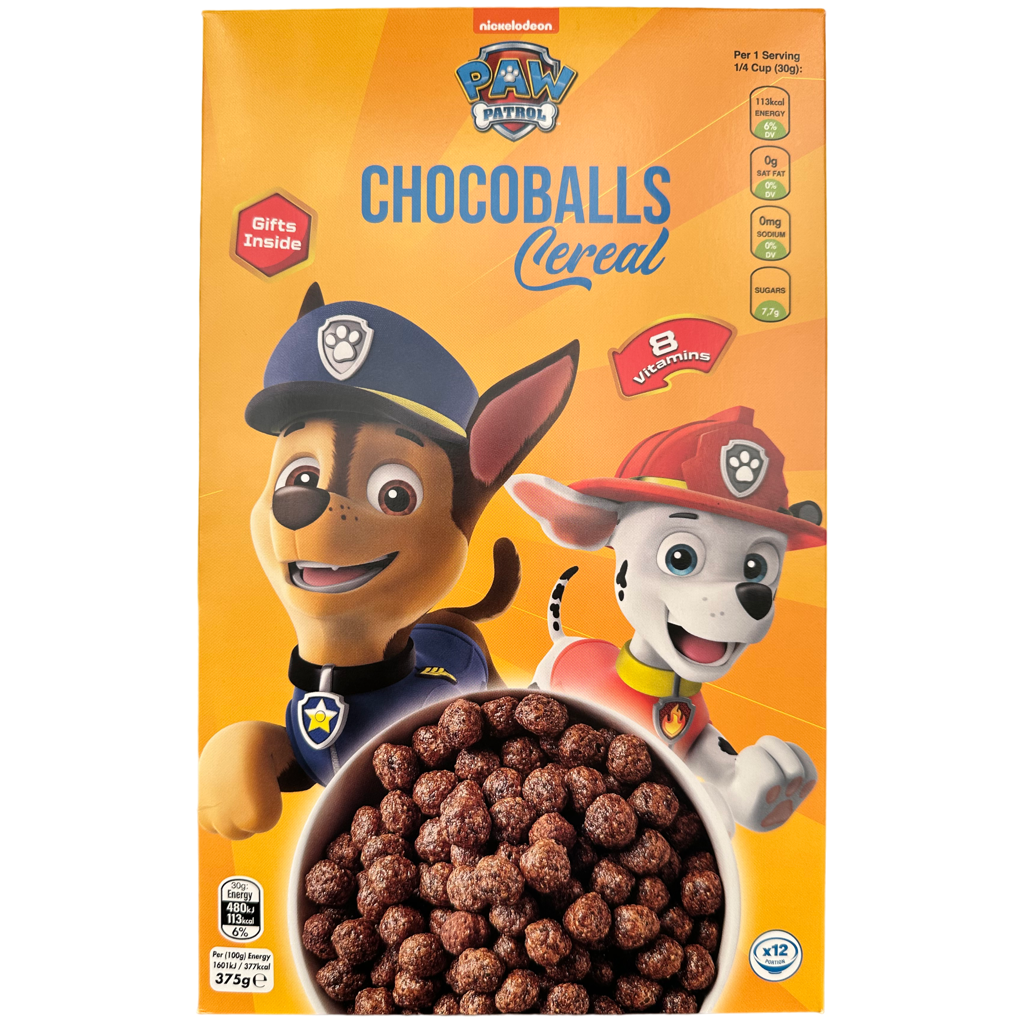 Paw Patrol Chocoballs Cereal (Middle East) - 13.2oz (375g)