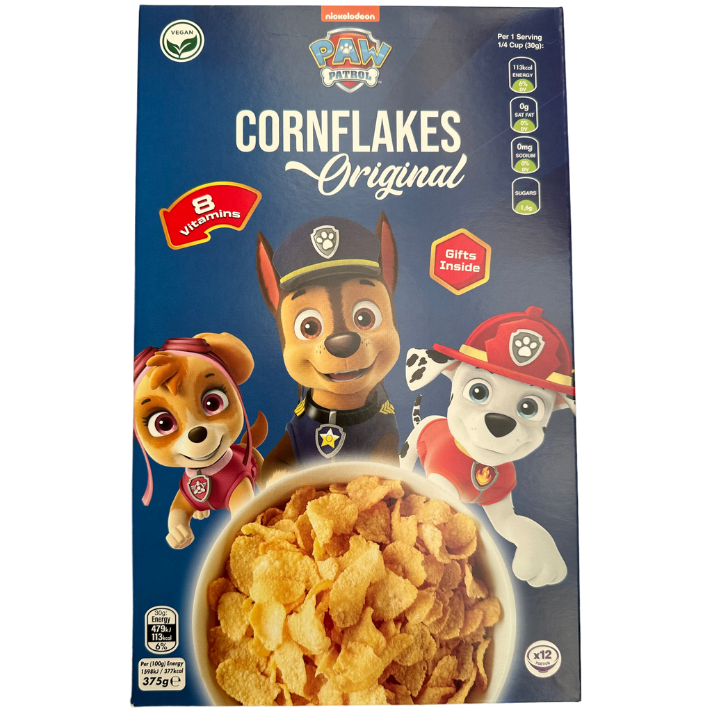 Paw Patrol Cornflakes Cereal (Middle East) - 13.2oz (375g)