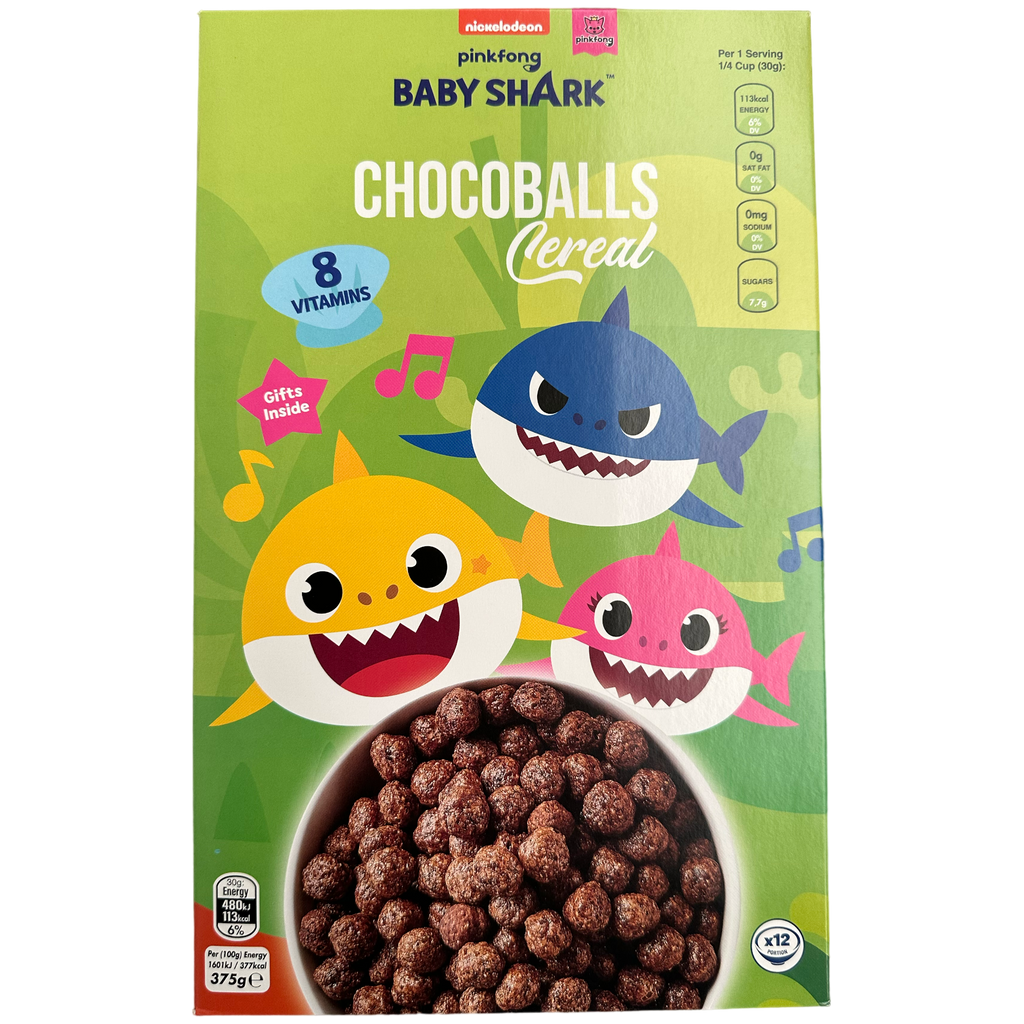 Baby Shark Chocoballs Cereal (Middle East) - 13.2oz (375g)