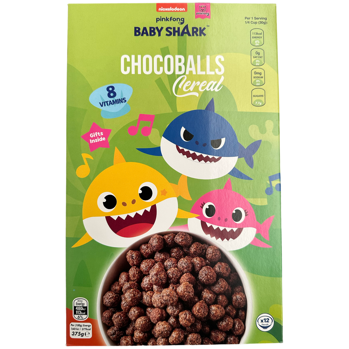 Baby Shark Chocoballs Cereal (Middle East) - 13.2oz (375g) | Poppin Candy