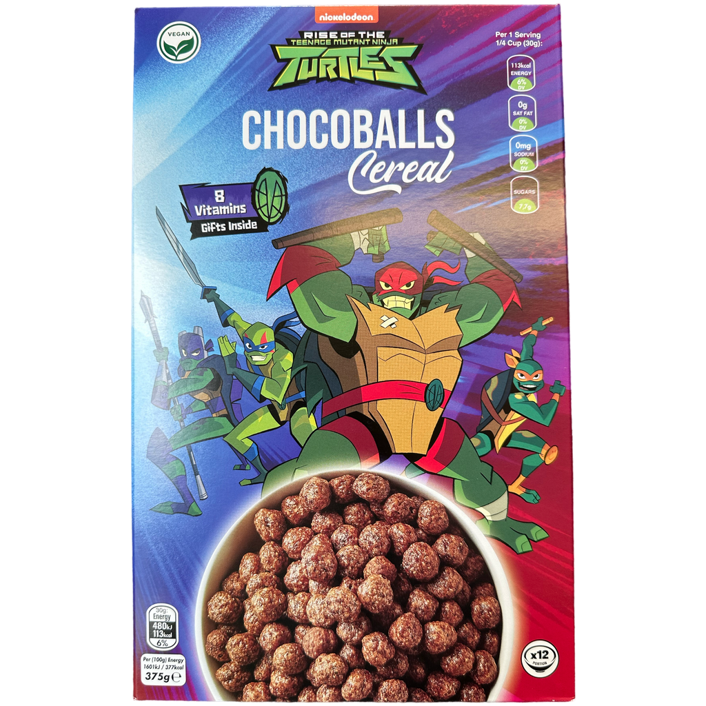 Teenage Mutant Ninja Turtles Chocoballs Cereal (Middle East) - 13.2oz (375g)
