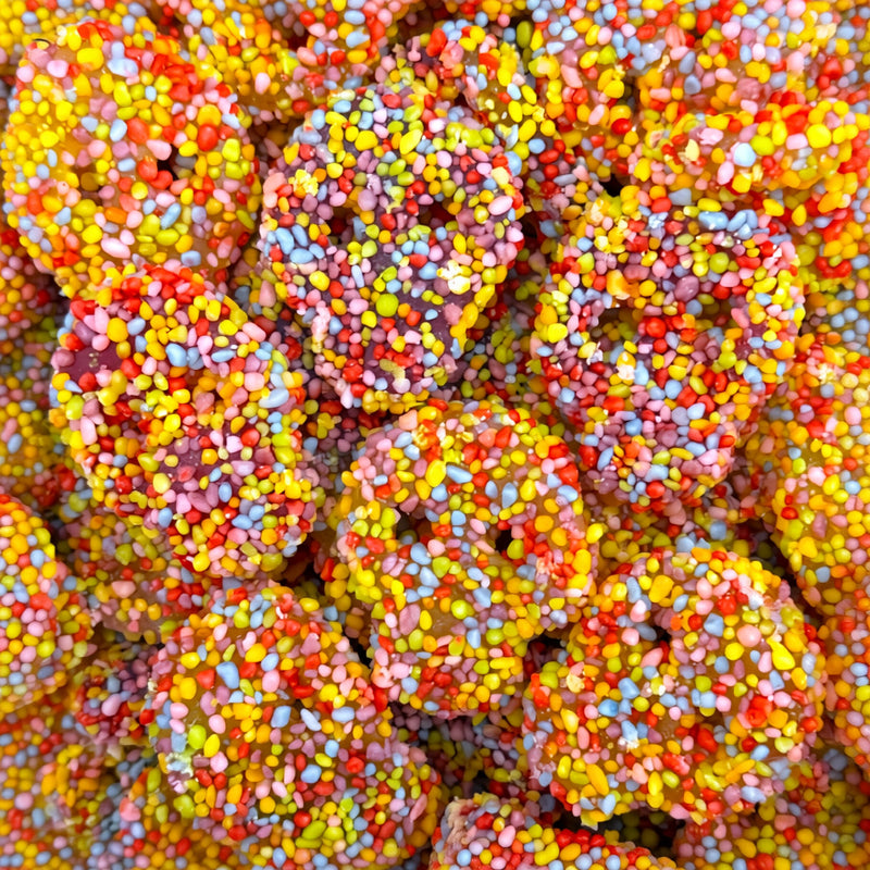 Sour Rainbow Sprinkle Swedish Skulls