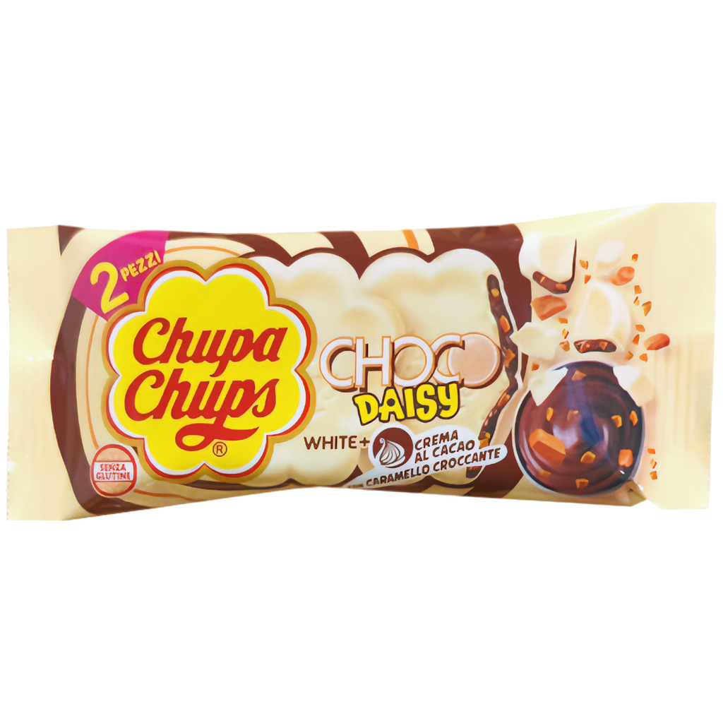 Chupa Chups Choco Daisy White Caramel (Italy) - 1.19oz (34g)