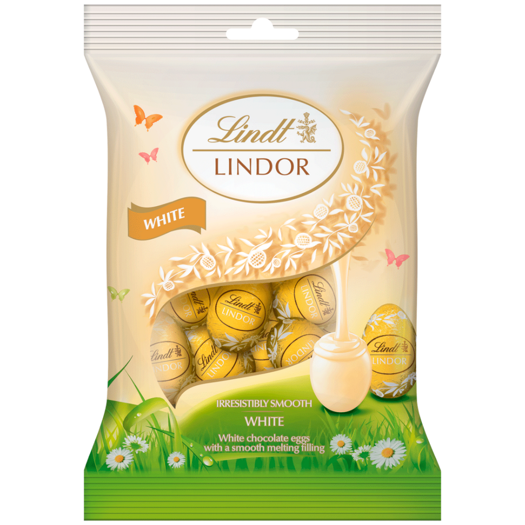 Lindt Lindor White Chocolate Mini Eggs - 2.82oz (80g)