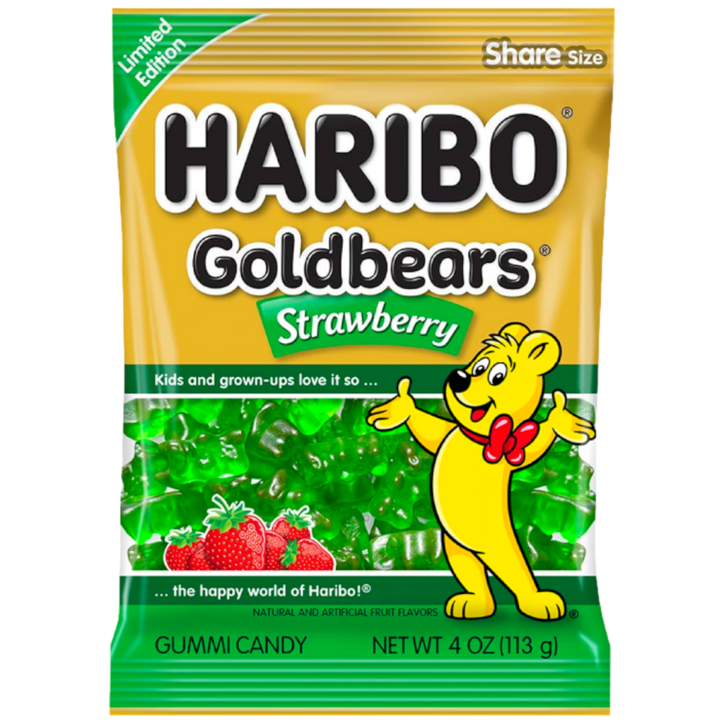 Haribo Goldbears Strawberry (Limited Edition) - 4oz (113g)