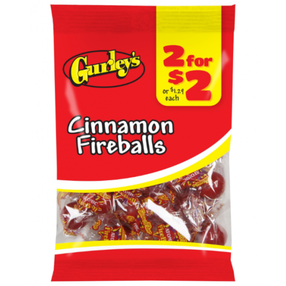 Gurley's Cinnamon Fireballs Peg Bag - 2.46oz (7.0g)