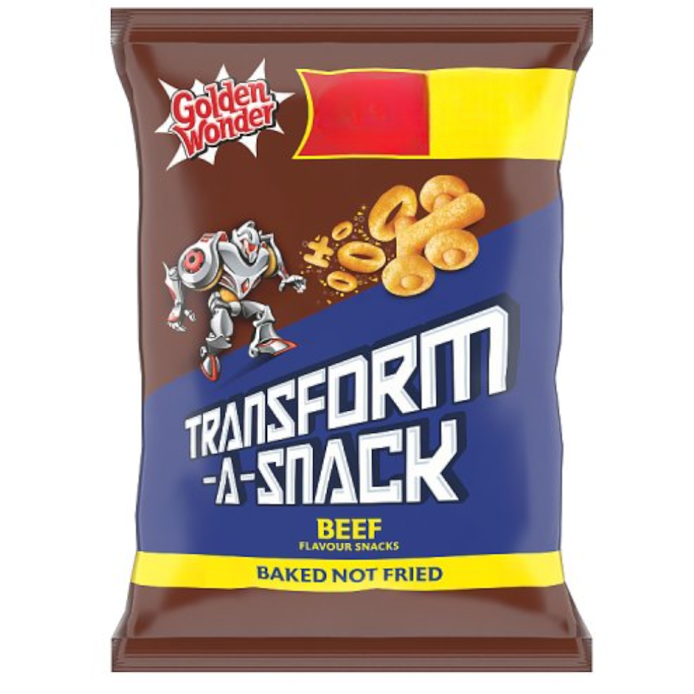 Golden Wonder Transform-A-Snack Beef - 0.9oz (27g)