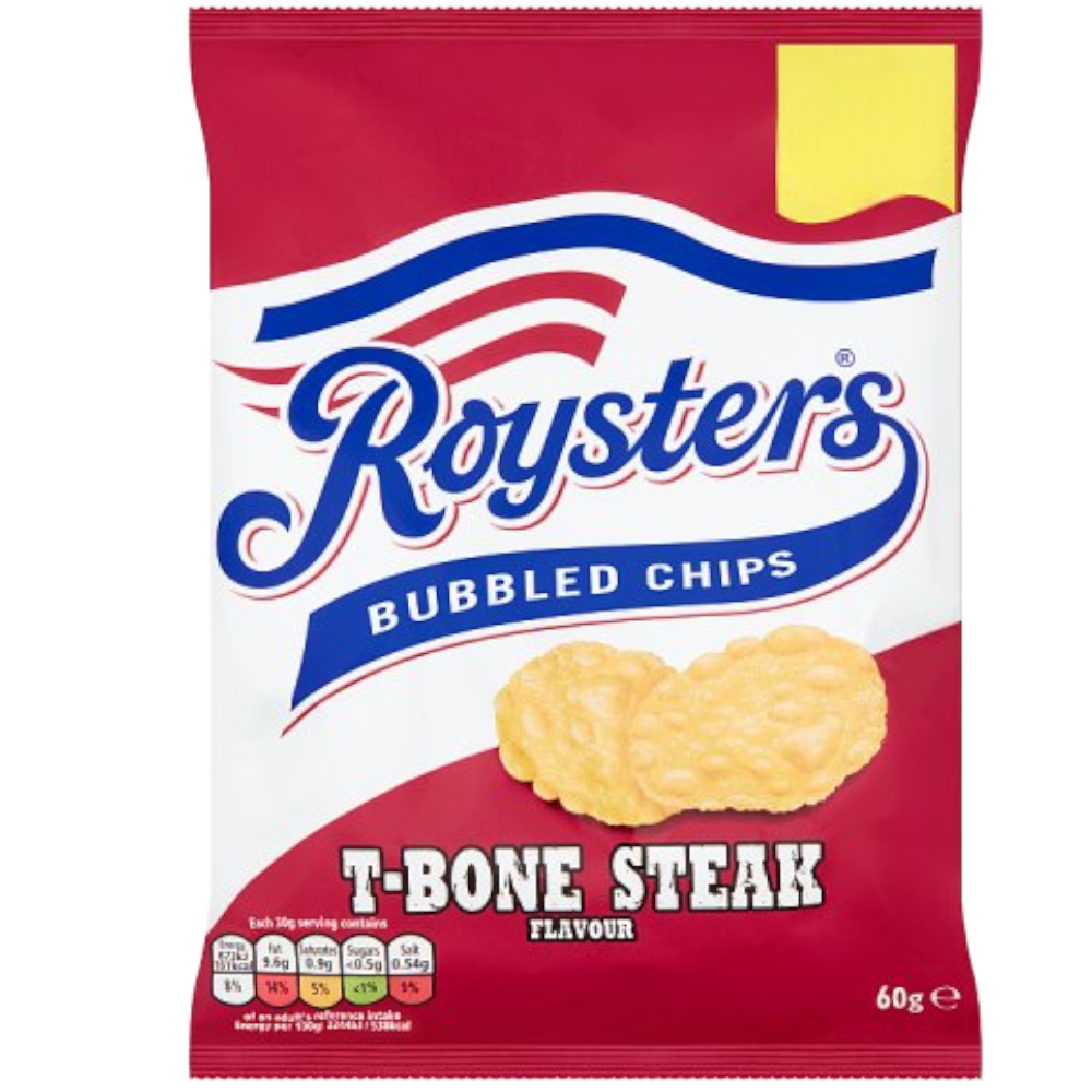 Roysters T-Bone Steak Crisps - 2.11oz (60g)