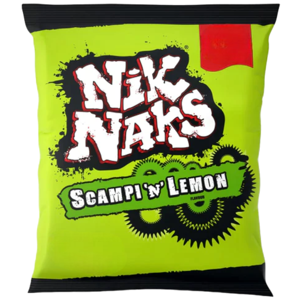 KP Nik Naks Scampi & lemon Crisps - 2.64oz (75g)