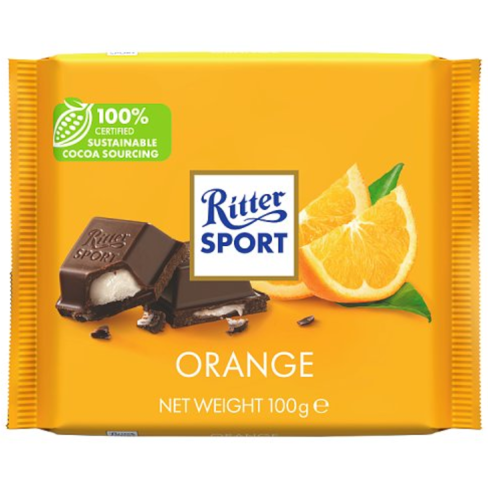 Ritter Sport Orange - 3.52oz (100g)