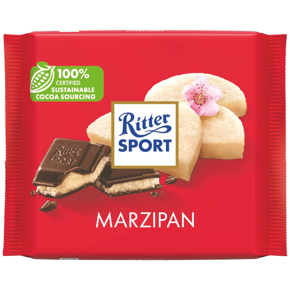 Ritter Sport Marzipan - 3.52oz (100g)