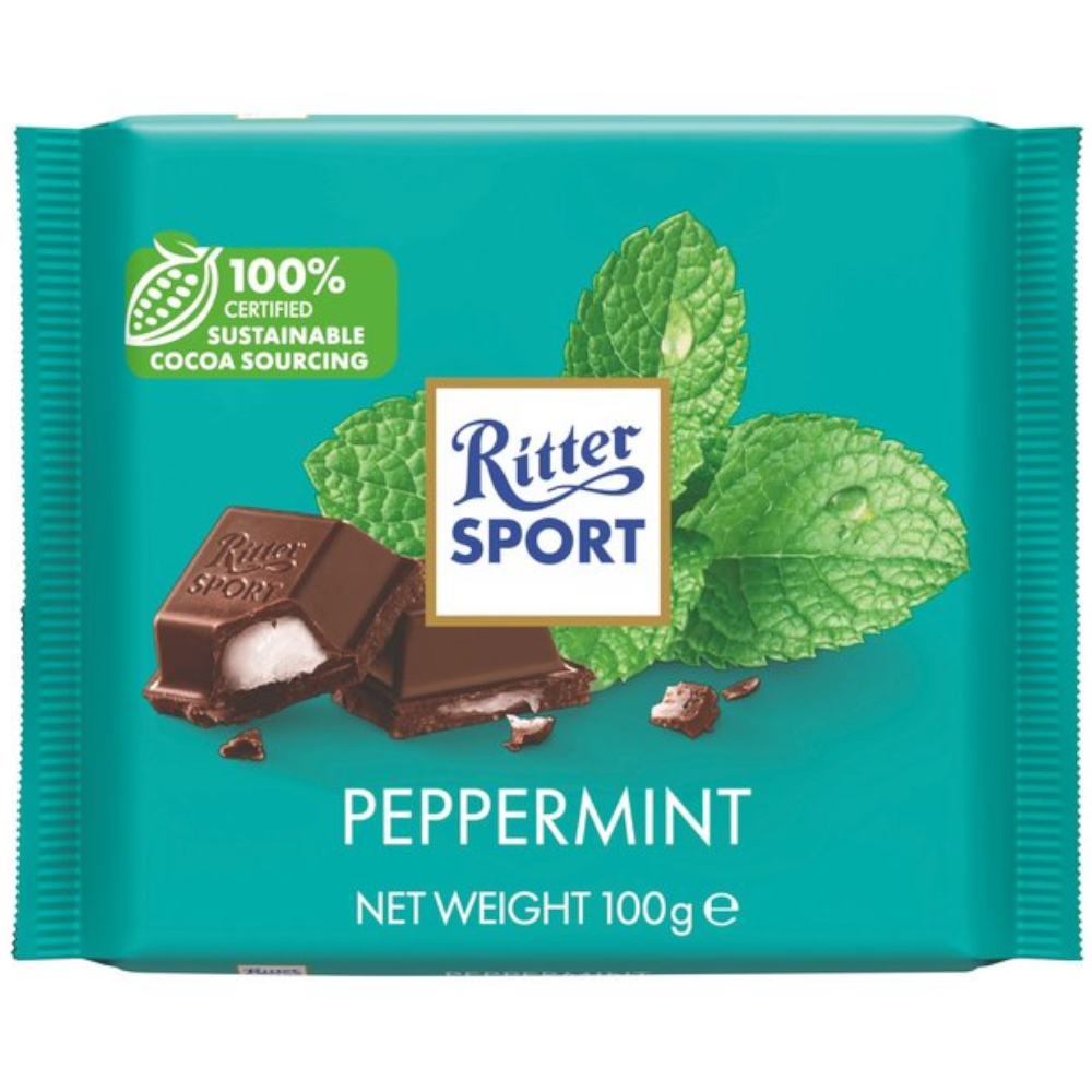 Ritter Sport Peppermint - 3.52oz (100g)