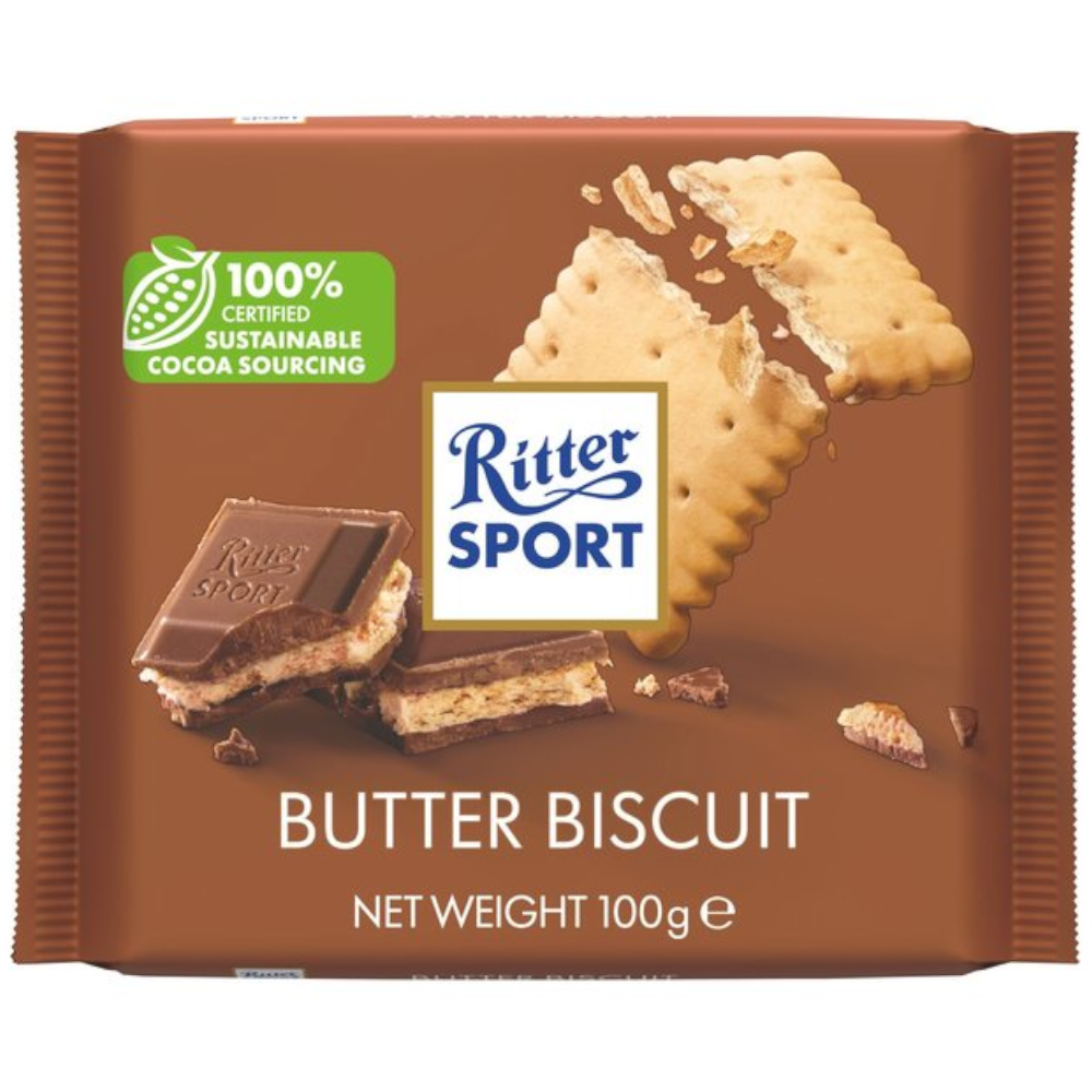 Ritter Sport Butter Biscuit - 3.52oz (100g)