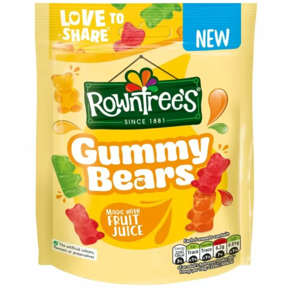 Rowntree Gummy Bears Sharing Pouch - 4.5oz (115g)