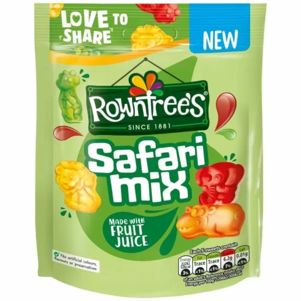 Rowntree Safari Sharing Pouch - 4.5oz (115g)