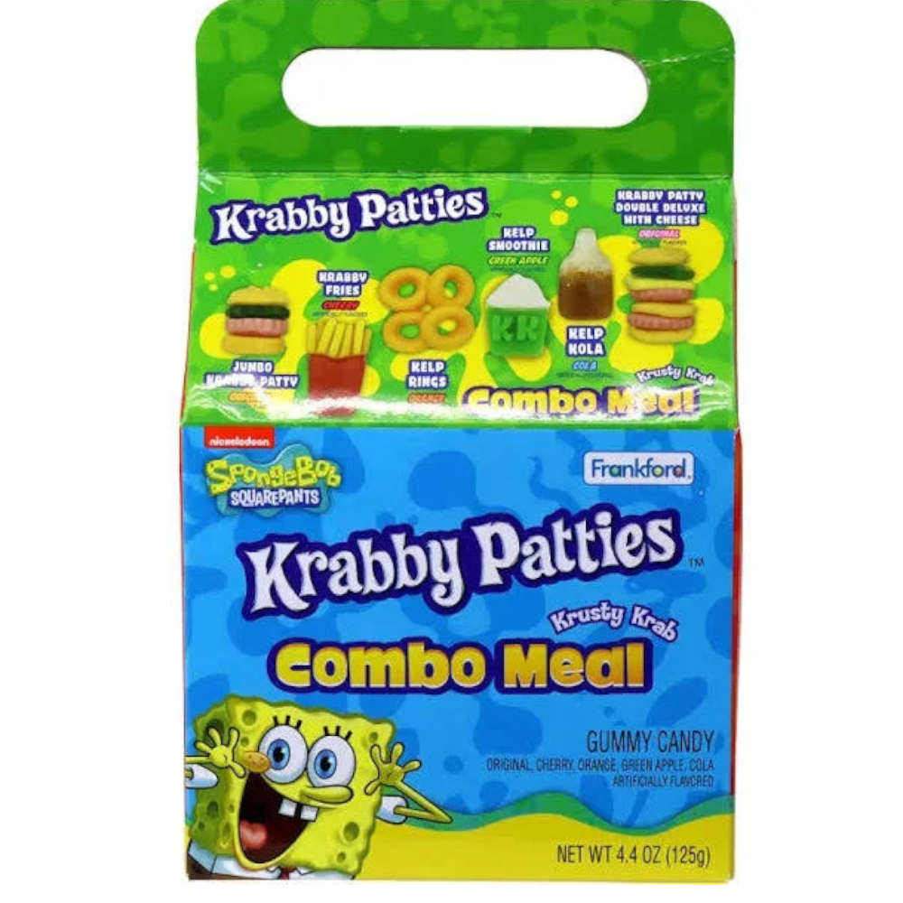 Spongebob Squarepants Krabby Patties Combo Meal Box - 4.4oz (125g)