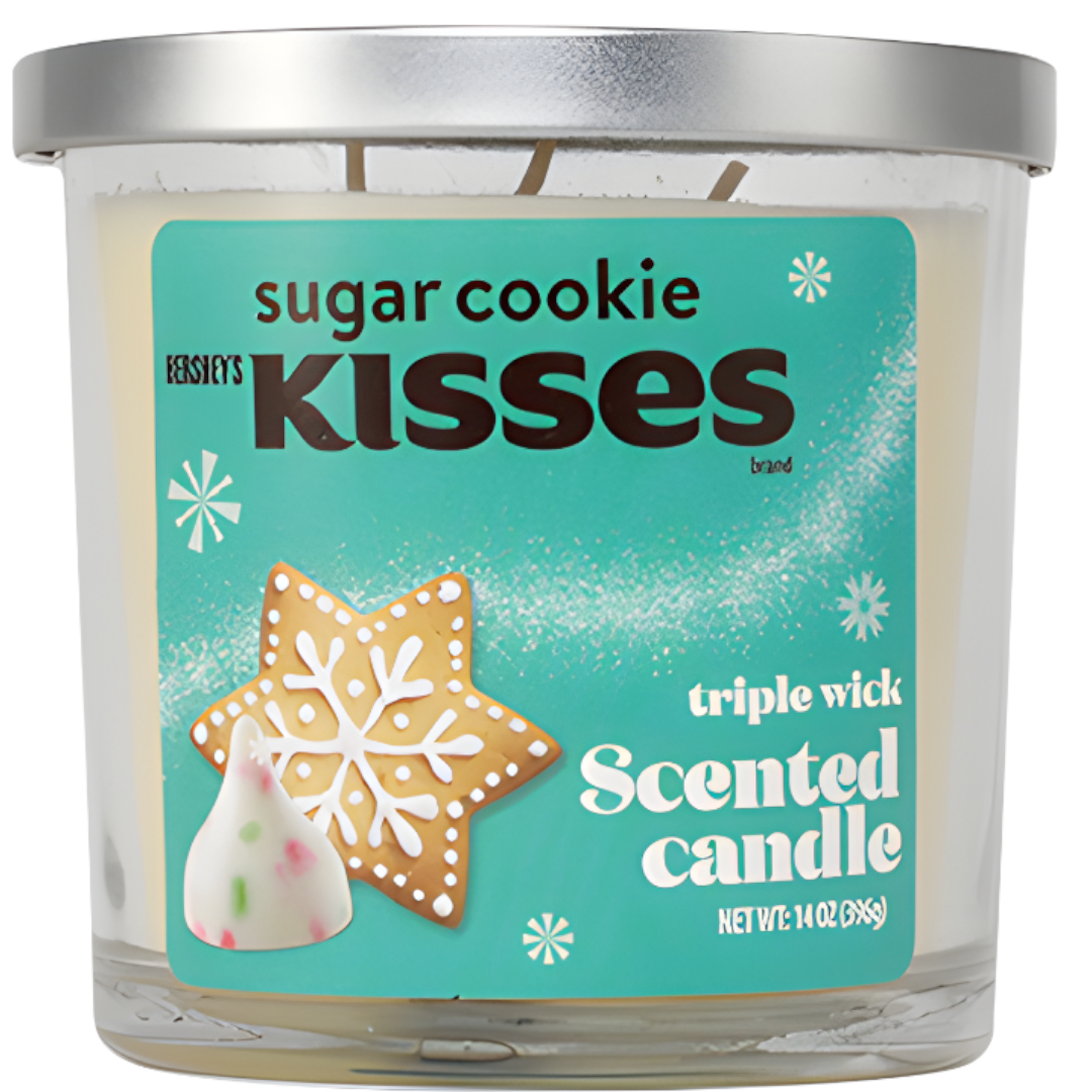 Hershey's Sugar Cookie Kisses Triple Wick Scented Candle - 14oz (396g)