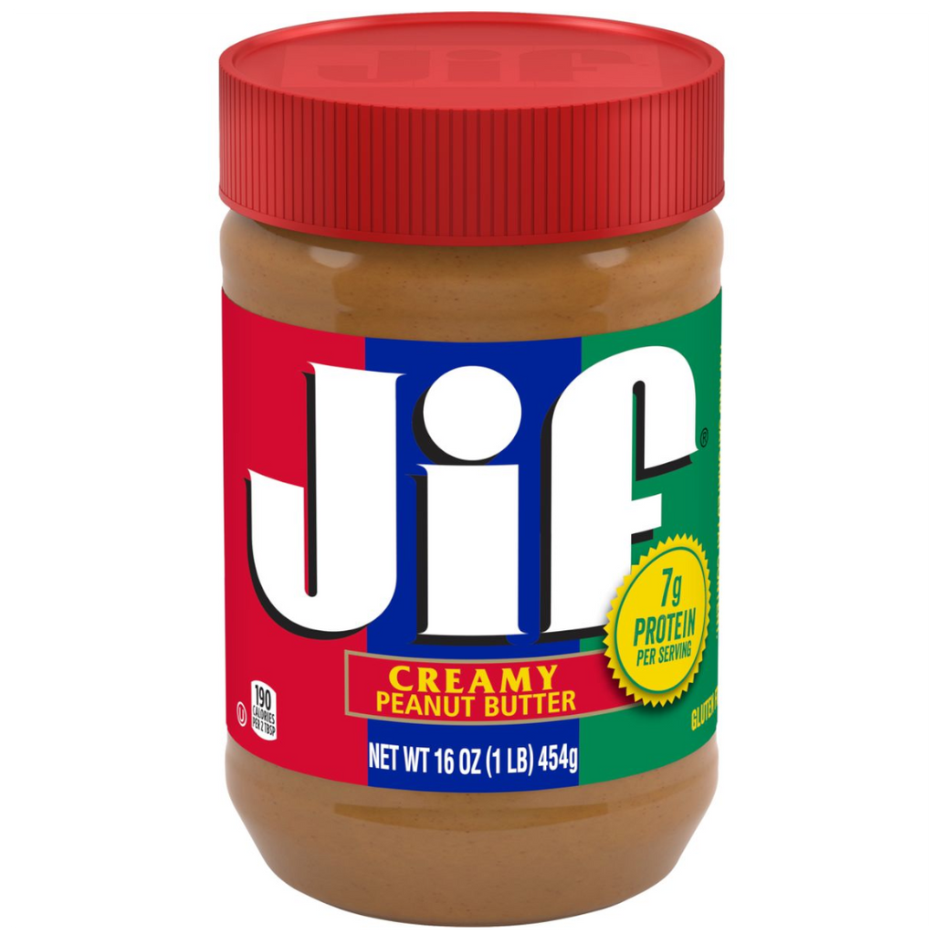 Jif Creamy Peanut Butter - 16oz (464g)