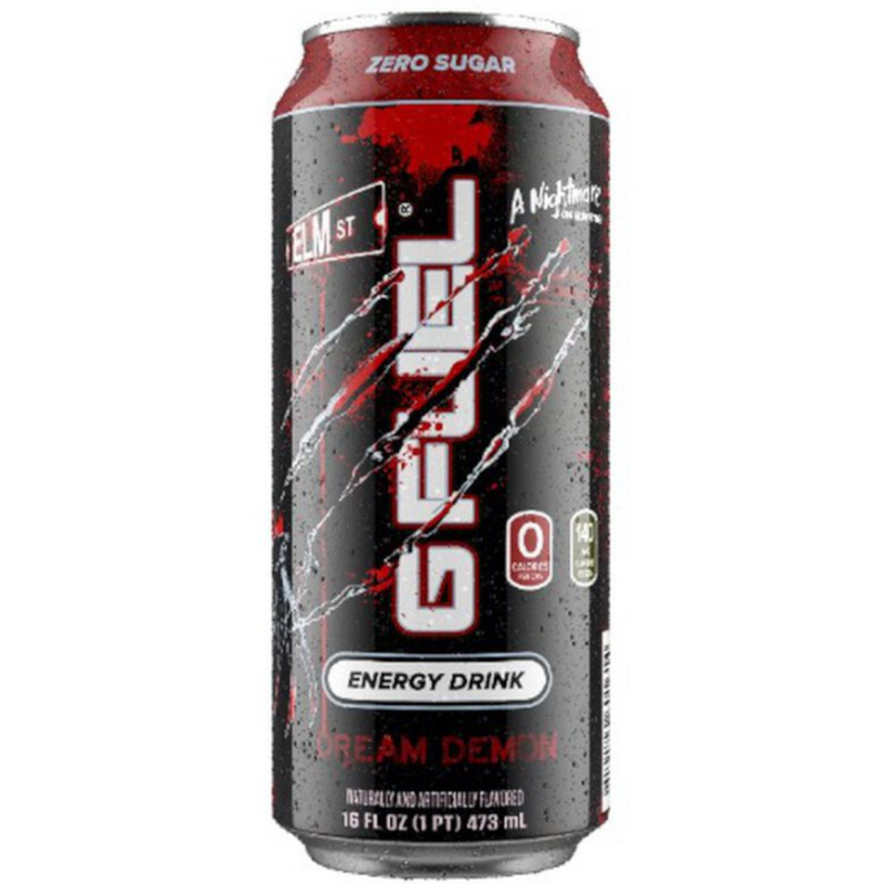 G FUEL - A Nightmare On Elm Street Dream Demon Zero Sugar Energy Drink - 16fl.oz (473ml)