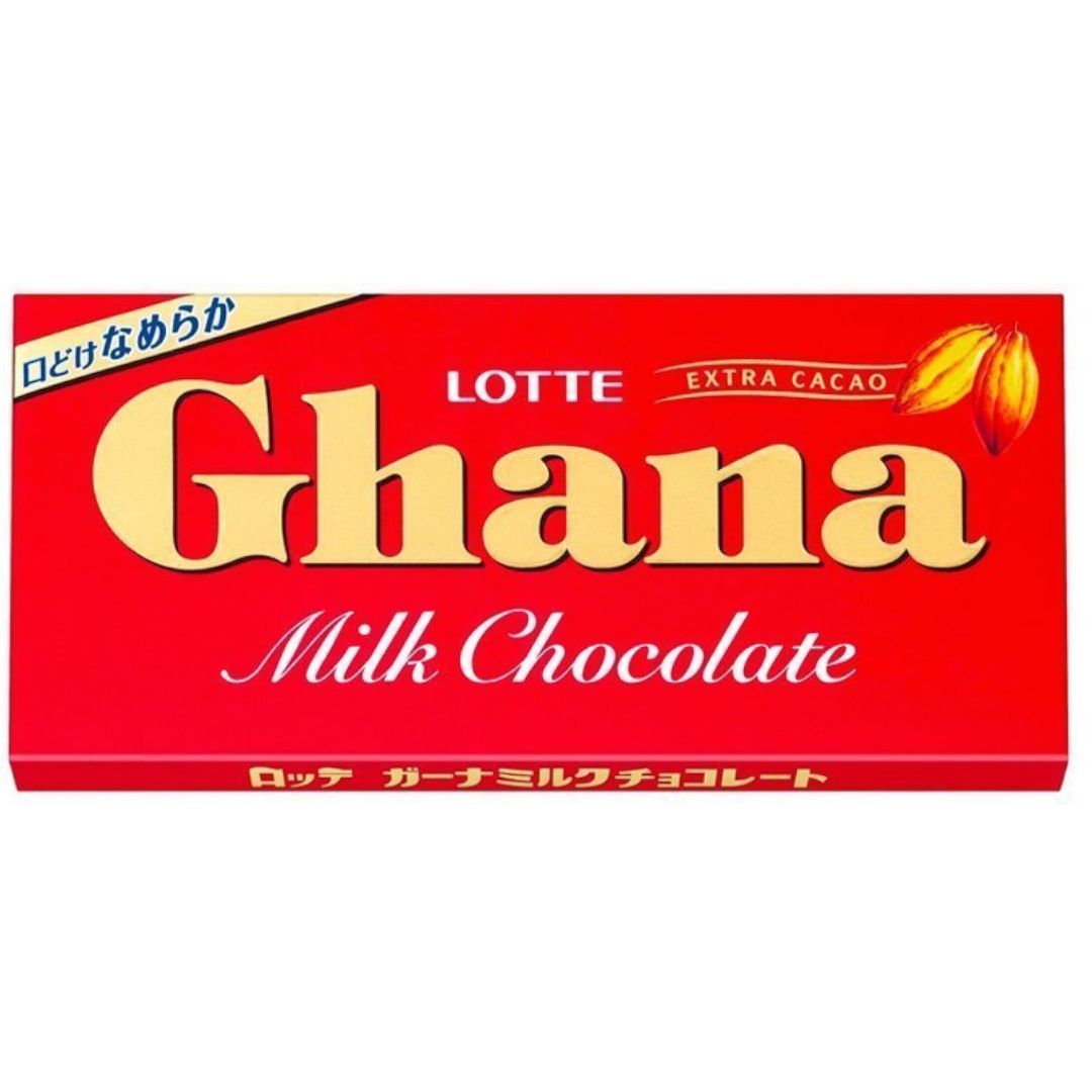 Lotte Ghana Milk Chocolate - 1.58oz (45g)