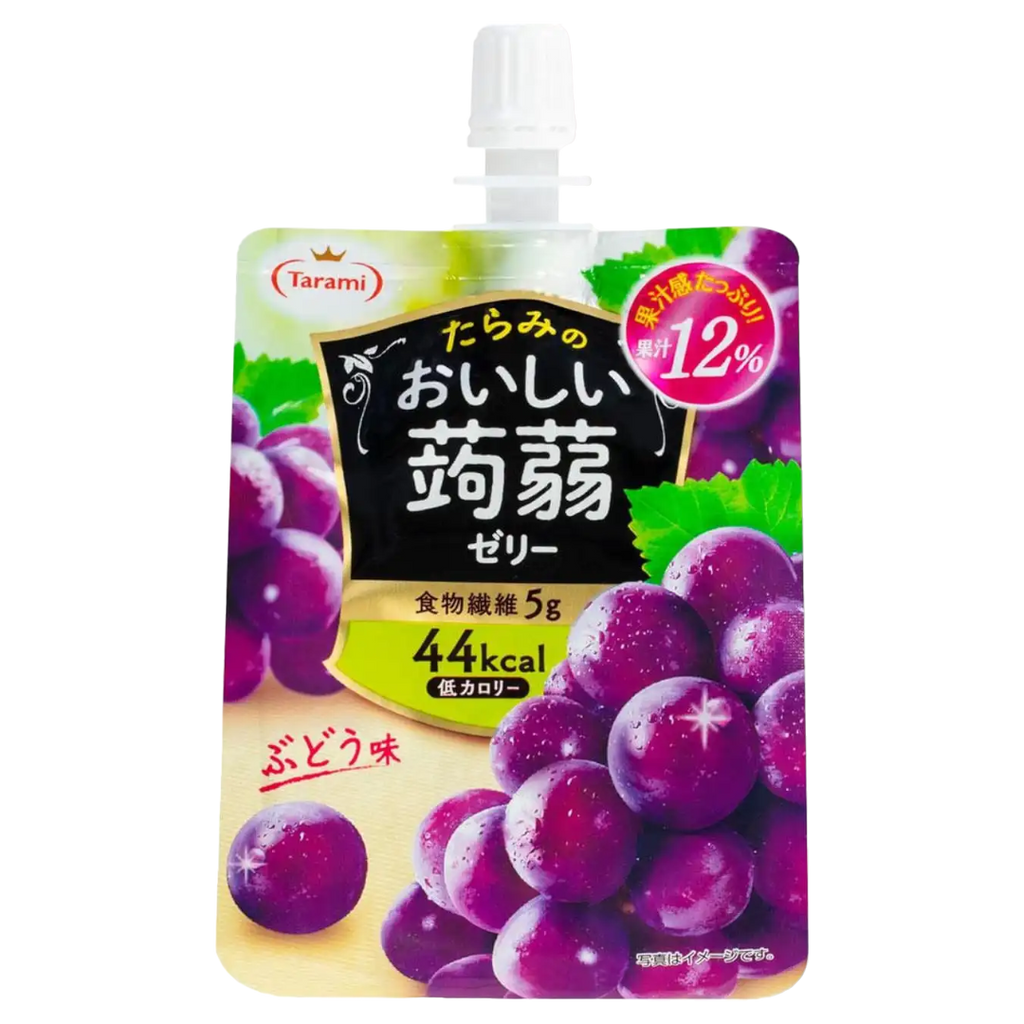 Tarami Konjac Jelly Grape Flavour - 5.2oz (150g)