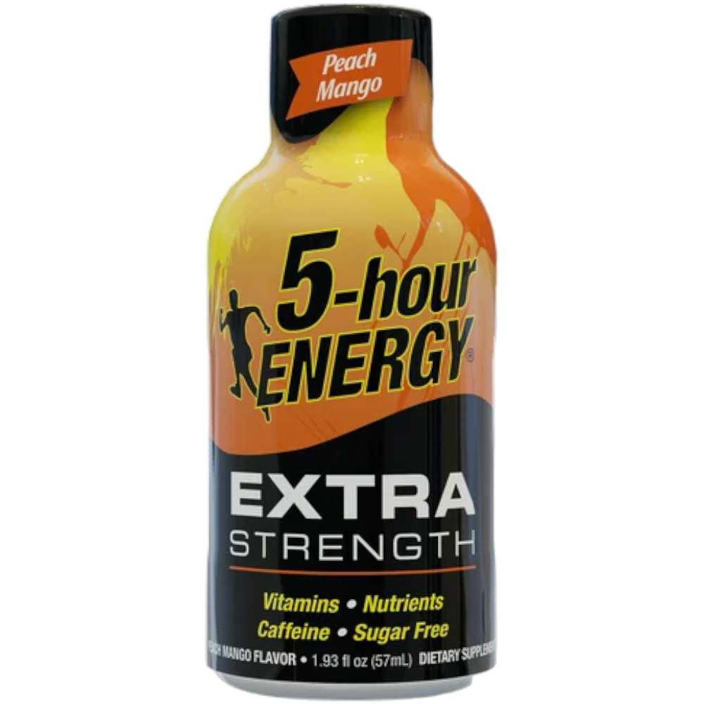 5-Hour Energy Shot Peach Mango Flavour - 1.93fl.oz (57ml)