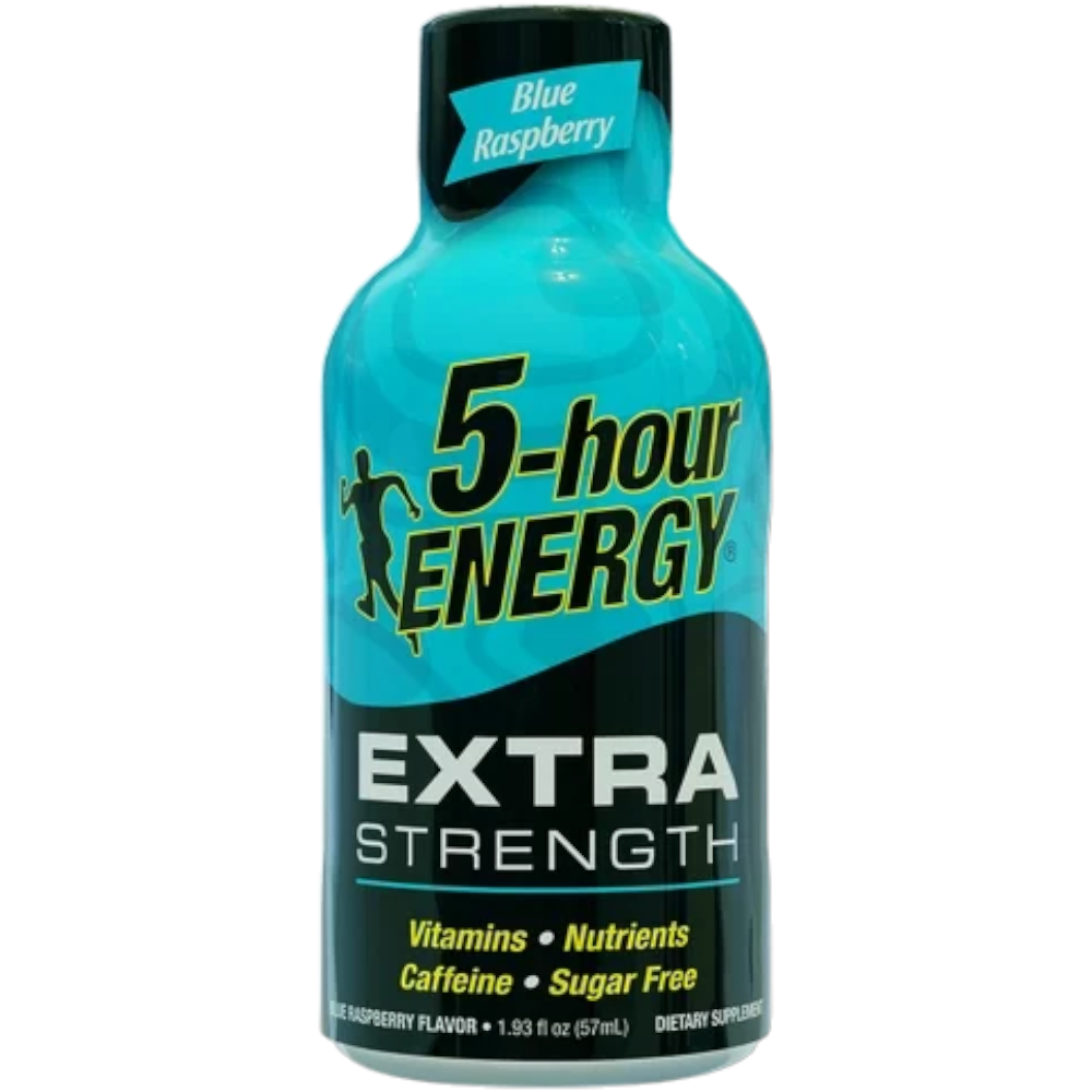 5-Hour Energy Shot Blue Raspberry Flavour - 1.93fl.oz (57ml)