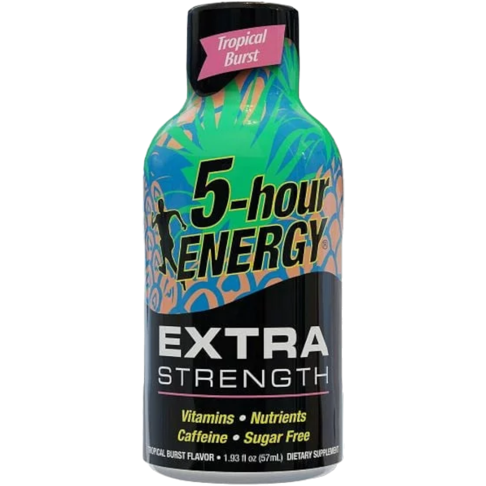 5-Hour Energy Shot Tropical Burst Flavour - 1.93fl.oz (57ml)