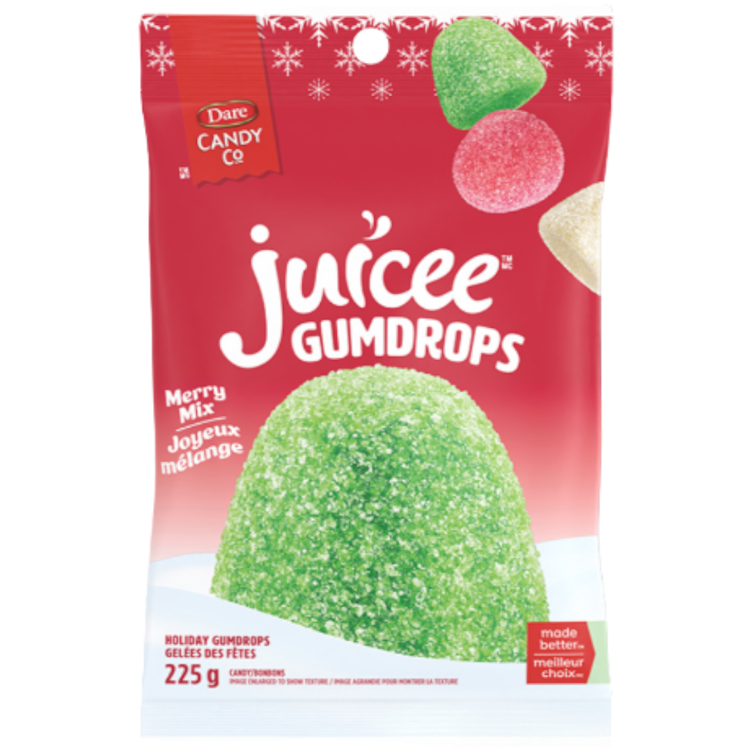 Dare Juicee Gumdrops Merry Mix (Canada) - 7.9oz (225g)