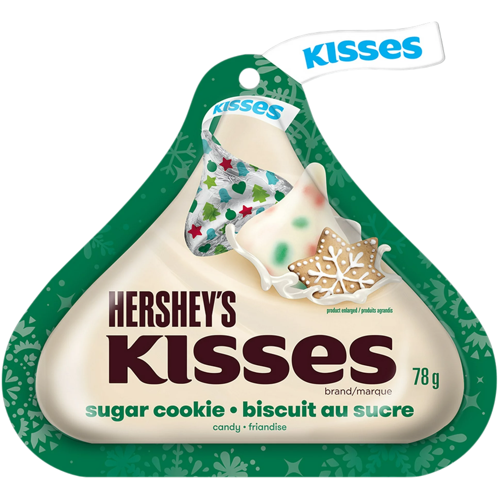 Limited Edition Christmas Hershey's Kisses Sugar Cookie - 2.5oz (72g)