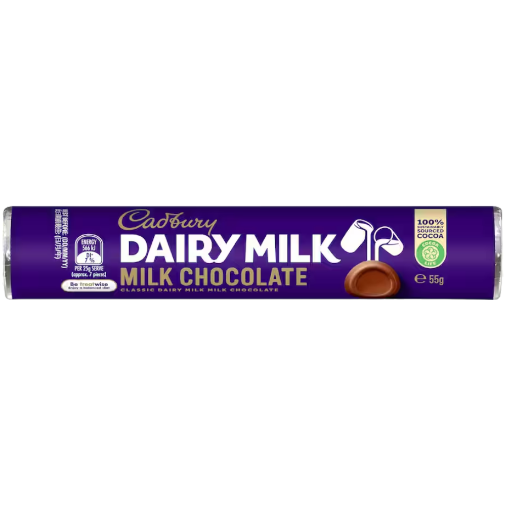 Cadbury Dairy Milk Roll (Australia) - 1.94oz (55g)