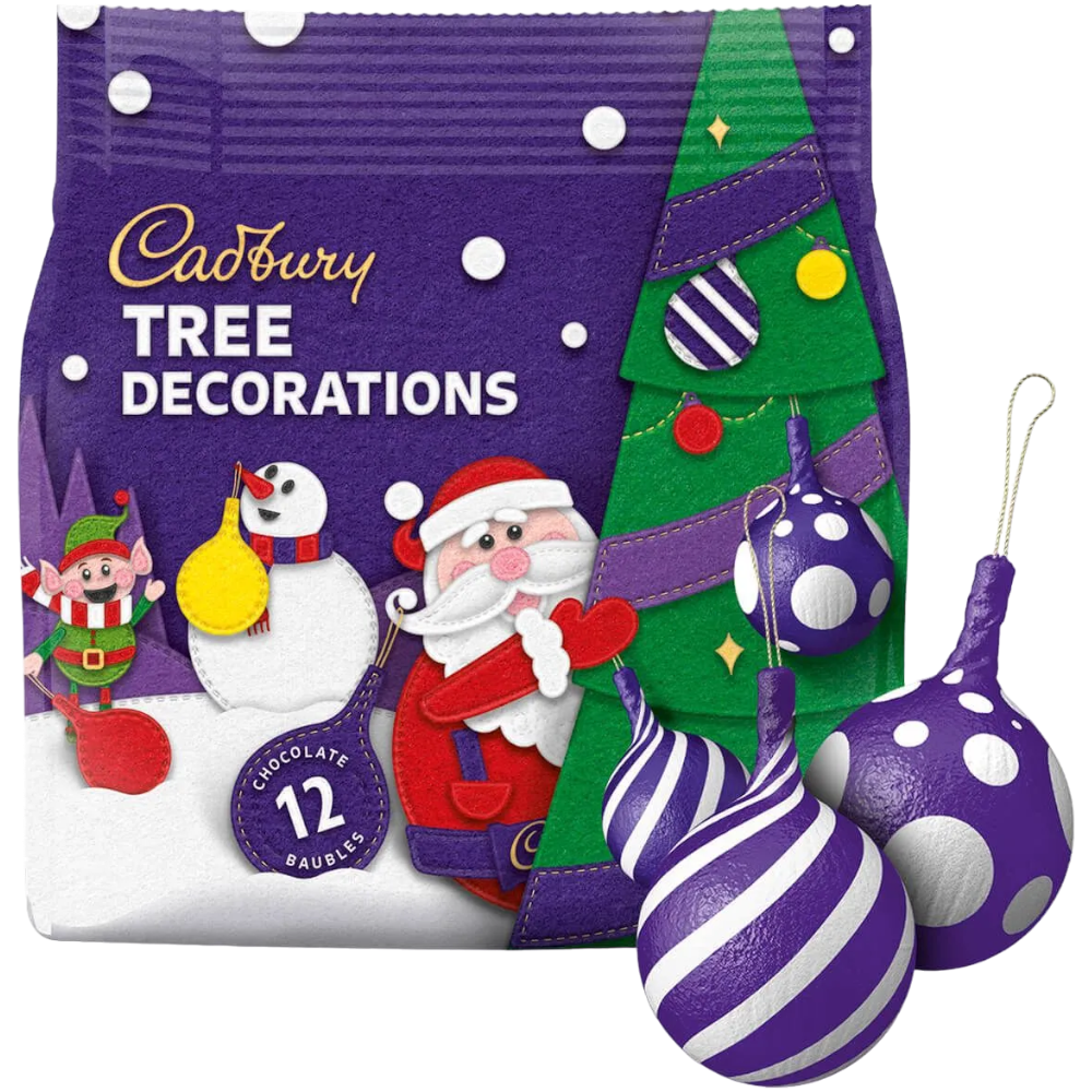Cadbury Christmas Tree Decorations - 2.5oz (72g)
