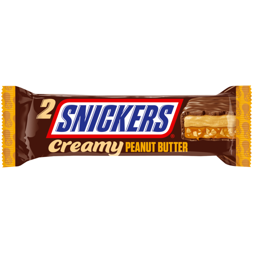 Snickers Creamy Peanut Butter Chocolate Bar Duo - 1.28oz (36.5g)