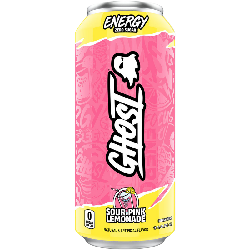 Ghost Energy Sour Pink Lemonade - 16fl.oz (473ml)