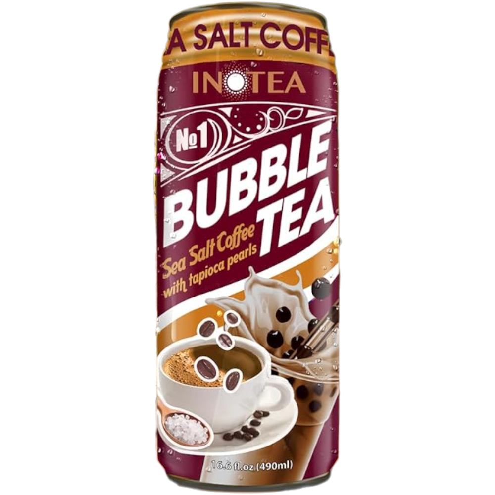 Inotea Sea Salt Coffee Bubble Tea With Tapioca Pearls - 16.6fl.oz (490ml)