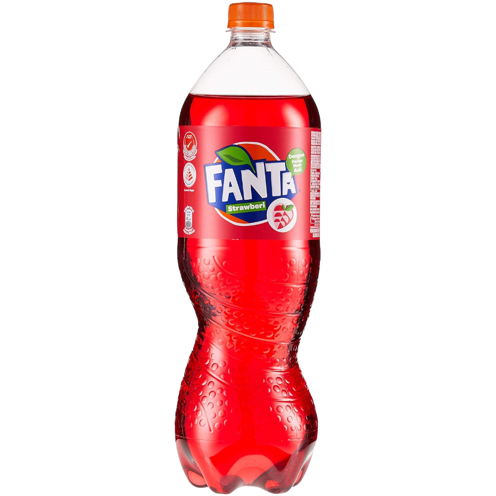 Fanta Strawberi (Strawberry) Bottle (Malaysia) - 16.9fl.oz (500ml) BB: 29/03/24