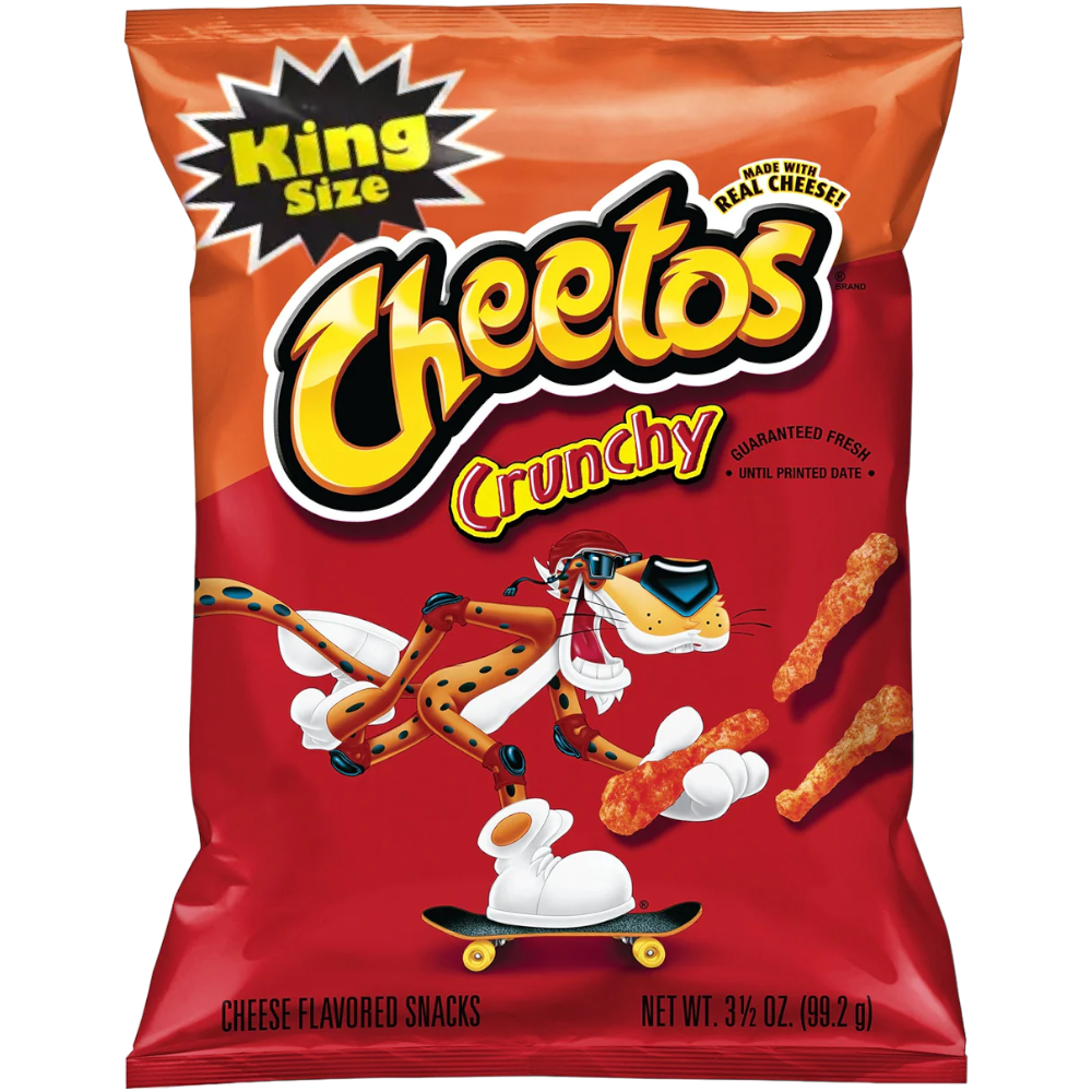 Cheetos Crunchy Original King Size - 3.5oz (99.2g)