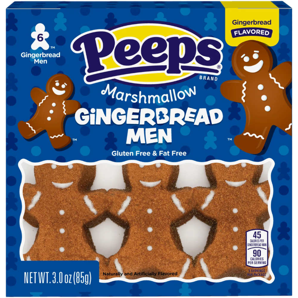 Peeps Marshmallow Gingerbread Men (Christmas Limited Edition) - 3oz (85g)