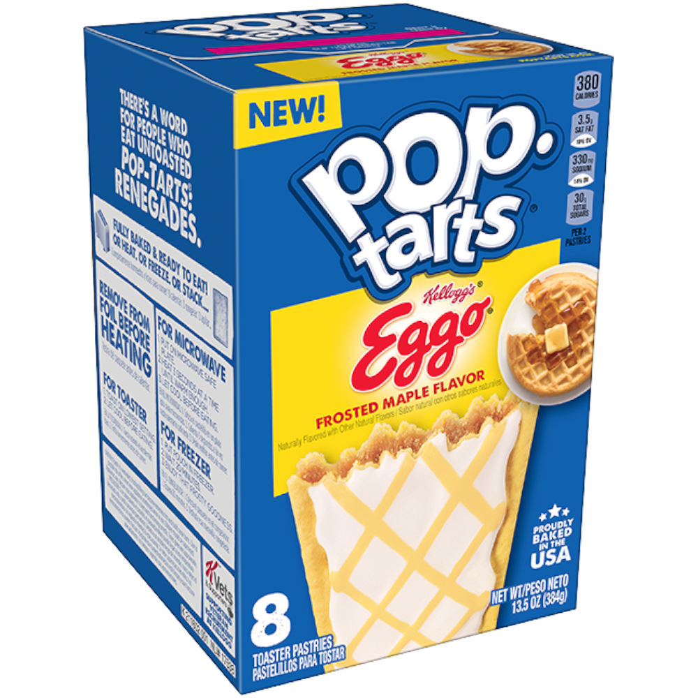 Pop Tarts Eggo Frosted Maple