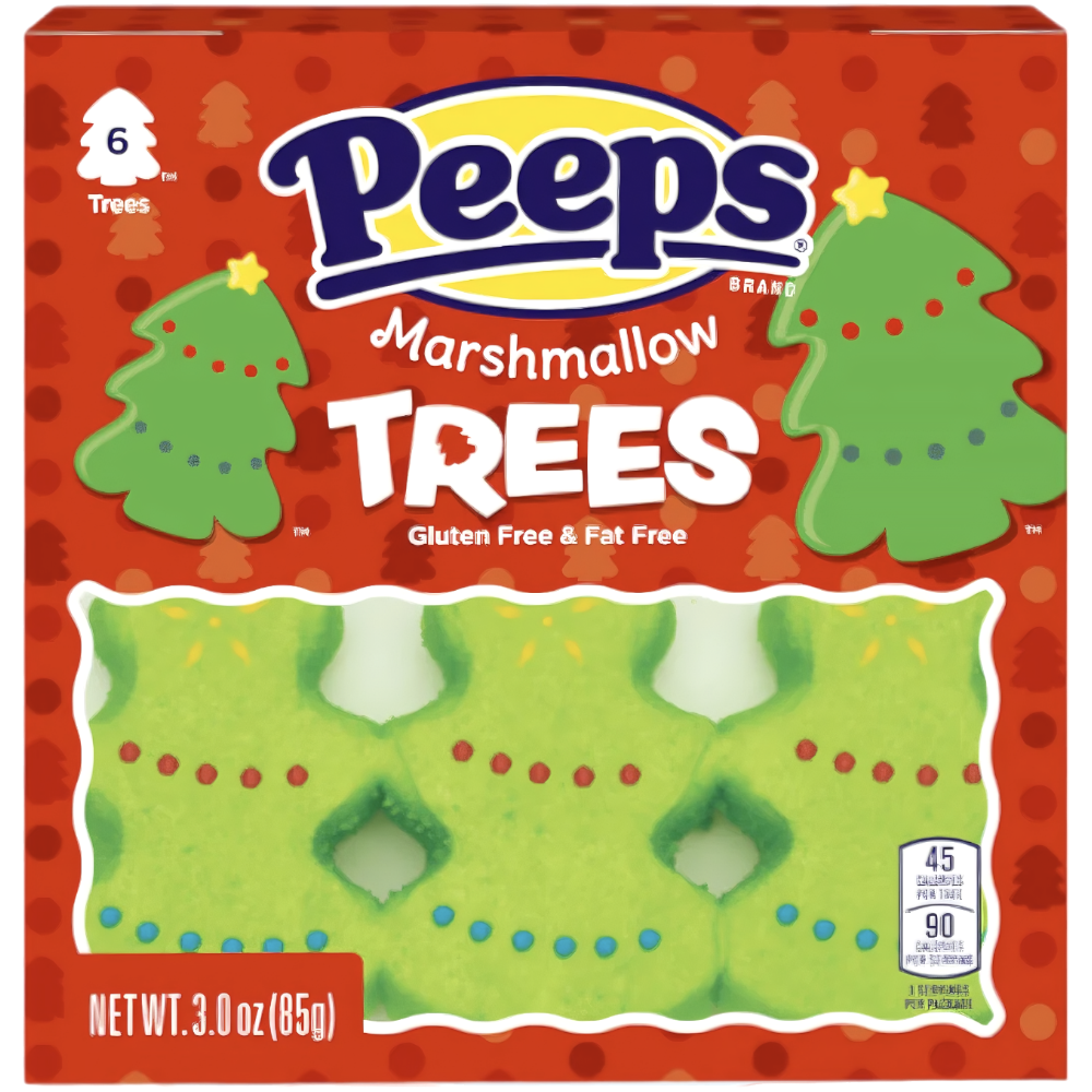 Peeps Marshmallow Christmas Trees (Christmas Limited Edition) - 3oz (85g)
