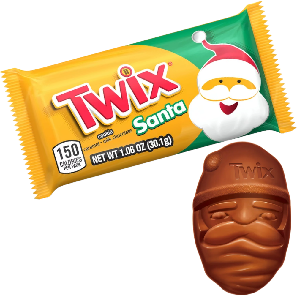 Twix Santas (Christmas Limited Edition) - 1.06oz (30.1g)