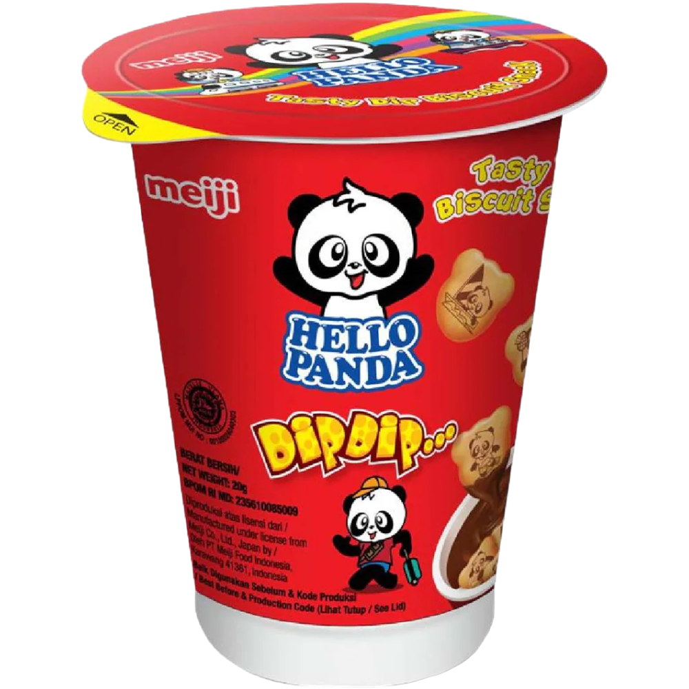 Meiji Hello Panda Dip Dip Chocolate - 0.7oz (20g)